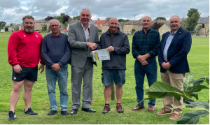 BKV Winners 2024 Aldbrough St John Shown Left to Right; Antony Lewis,
Stephen Baddon, Mac Bryant, Mike Banks, Stuart Reed, Jos Huddleston